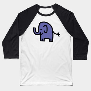 Very Peri Periwinkle Blue Chonk Elephant Color of the Year 2022 Baseball T-Shirt